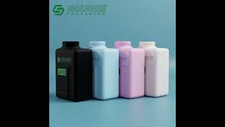 300ml600ml1000ml Leak proof Liquid Scale Cap Laundry Detergent Bottle [upl. by Hctim]