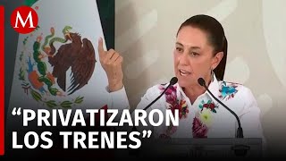 Claudia Sheinbaum asegura que regresan los trenes de pasajeros a Guadalajara [upl. by Eustis]