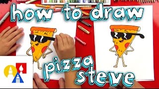 How To Draw Pizza Steve [upl. by Ettenav]