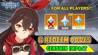 Free Primogems Code Genshin Impact Codes 48 [upl. by Kcirred]