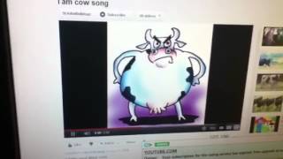 Reaction to quotI am cow songquot [upl. by Gerkman855]