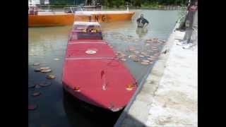 Ship manoeuvring to remove ice between hull and quay wall [upl. by Nodanrb572]