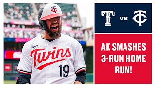 Rangers vs Twins Game Highlights 52524  MLB Highlights [upl. by Farika971]