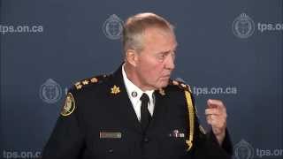 Chief William Blair  Update on TorontoPolice Safety Precautions [upl. by Andromada]