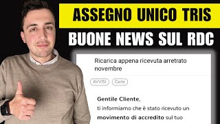 ASSEGNO UNICO tris di PAGAMENTI e NEWS su RDC gennaio 2024 [upl. by Sukramaj]