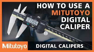 How To Use A Mitutoyo Digital Caliper [upl. by Dinsdale]