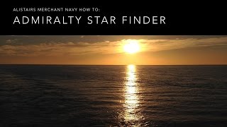 How To Use the Admiralty Star Finder NP323 [upl. by Pietra471]