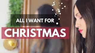 ALL I WANT FOR CHRISTMAS  CAROLINA GARCÍA Y SERGIO LÓPEZ COVER [upl. by Kristan]