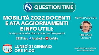 Mobilità 2022 Docenti e Ata tutte le info utili [upl. by Malan]