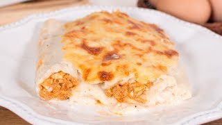 Canelones de Atún y Huevo MUY FÁCILES [upl. by Milzie178]