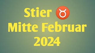 Stier Mitte Februar 2024  Erleichterung [upl. by Summers]