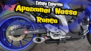 FZ 25 2022 COM ESCAPAMENTO ESPORTIVO DISARSZ  APAIXONEI NESSE RONCO [upl. by Deth]