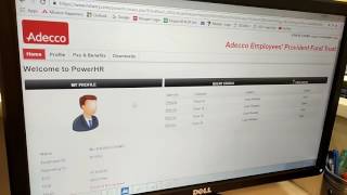 How to check pf balance of adecco trust [upl. by Reivax]