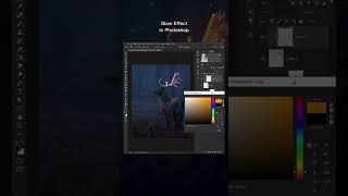 Glow Effect in Photoshop shorts photoshop [upl. by Ainak]