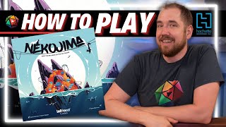 How to Play NEKOJIMA  Board Game Tutorial [upl. by Dott784]