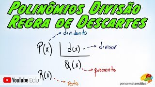 Polinômios  Divisão Método de Descartes  Aula 03 [upl. by Whale]