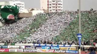 Raja vs Wac 01 derby 106 du 030509 Tifo raja avec zoom [upl. by Kirk]