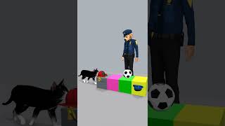 Challenge the bubble blowing game with cats chickens and dogsshorts skibiditoilet [upl. by Lalla]