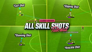 eFootball 2024 Mobile  All Skill Shots Tutorial Classic  Advance Control [upl. by Laeahcim]