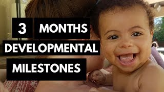 3 Months Developmental Milestones  Baby Developmental Milestones [upl. by Zipah]