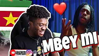 Repsen T  Mbey mi 🇸🇷❤️ Official Music Video REACTION [upl. by Haerr251]