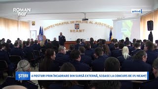 6 posturi prin încadrare din sursă externă scoase la concurs de IPJ Neamț [upl. by Annetta]