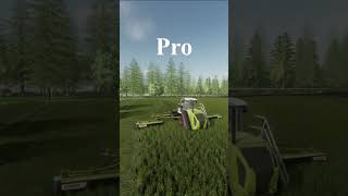 Noob vs Normal vs Pro  Farming Simulator 22 👀 farmingsimulator22 fs22 agriculture [upl. by Snoddy711]