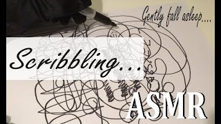 ASMR Writing with a Marker  Sounds from a Pen  Gloved Asmrtist  No Talking [upl. by Langley]