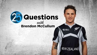 25 Questions with Brendon McCullum  The 158 in the first IPL changed my life [upl. by Stelmach]