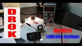 DROK digital multimeter 090V 100A calibration tecnique [upl. by Cocks]