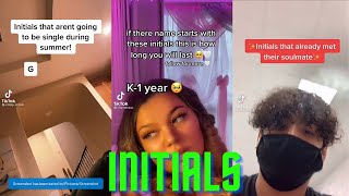 INITIALS TikTok Complilation ✨ [upl. by Cyril]