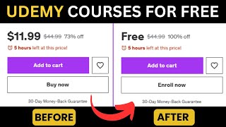 How to get Udemy Paid Courses for FREE  with Free Certificates [upl. by Etnoval389]