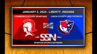 CHS Lady Spartan Basketball  Union County  January 3 2024 [upl. by Eitsirhc]