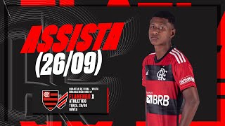 Campeonato Brasileiro Sub17  Quartas de Final  Flamengo x Athletico Paranaense  Jogo 2  AO VIVO [upl. by Eornom]