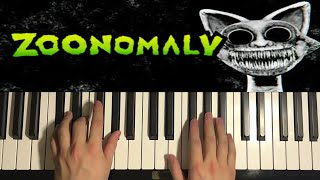 Zoonomaly  Mission Brief Theme Piano Tutorial Lesson [upl. by Loggins]