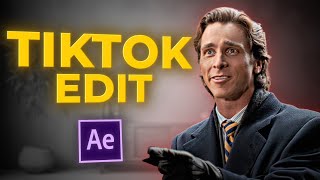 HOW TO Make TikTok Edits I After Effects Beginner Tutorial [upl. by Alieka]