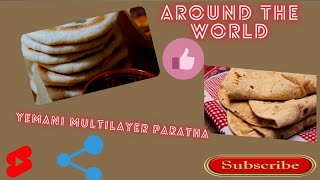 shortshealthyrecipyHow to make Yemani Malawah Paratha amp Bread RecipeEsay Breakfast Mulawah [upl. by Okiram]