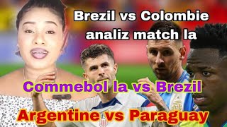 Bresil vs Colombie 2 Gwo problem Brezil Argentine vs Équateur compos probable [upl. by Ihcur]