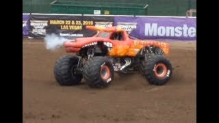 El Toro Loco Donut Competition 2018 Monster Jam  Salinas Rodeo CA [upl. by Gillman]