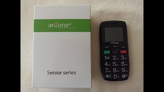 Artfone C1  Telefono Cellulare per Anziani come inserire Batteria e SIM [upl. by Innej]