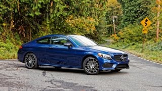 2017 MercedesBenz C300 4Matic Coupe Car Review [upl. by Asetal74]