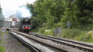 Steam Train 71000 Duke Of Gloucester The Diamond Jubilee Express 6 Jun 2012 [upl. by Marrin]