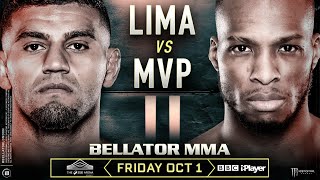 Bellator 267 LIVE Lima vs MVP 2 LIVESTREAM Full Fight Companion amp Play by Play [upl. by Quintin]