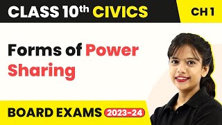 Class 10 SST Civics Chapter 1  Forms of Power Sharing 202223 [upl. by Ysac262]