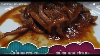 Calamares en salsa americana [upl. by Esilanna]