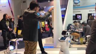 Sanbot Launches as Service Robot from China at CES 2017 [upl. by Nariko]