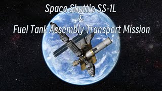 【KSP】Space shuttlespace station fuel tank assembly transport mission [upl. by Essila]