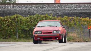 1986 Mustang GT 351W Burnout [upl. by Laikeze]