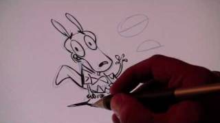 Creator of Rockos Modern Life Drawing Rocko [upl. by Assenat]