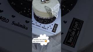 kue tema hitam putih siver [upl. by Seigel681]